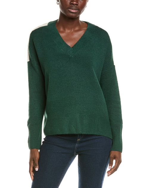 Vince Camuto High-Low Sweater Blue Medium 4