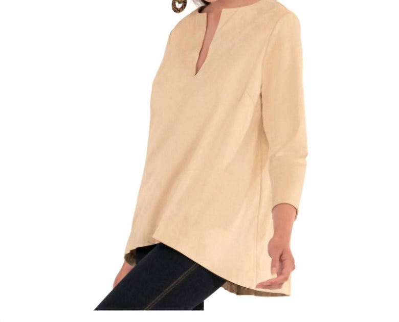 Gretchen Scott Damen Ultra Suede Swing Top 2