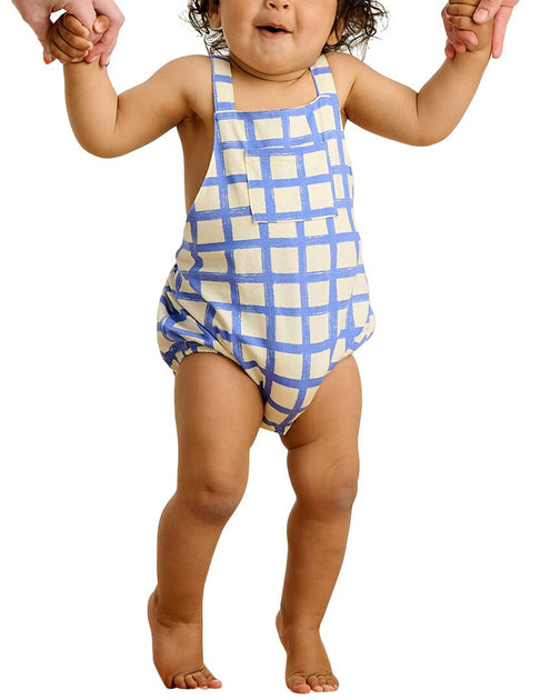 The Bonnie Mob Bubble Romper Blau 3-6 Monate 2