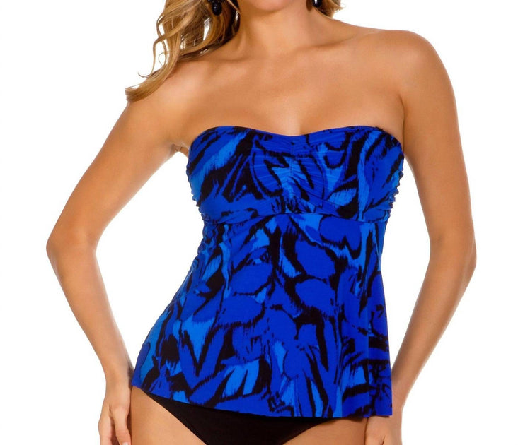 Magicsuit Jasmine Ava Tankini Top Blue US 8 2