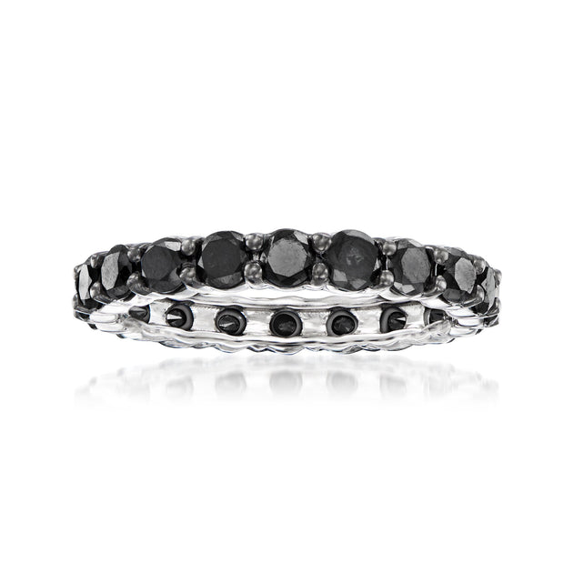 Ross-Simons Black Diamond Eternity Band Black US 9 2