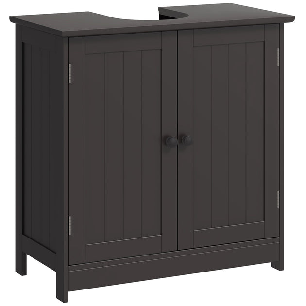 Hivvago Bathroom Vanity Storage Cabinet Rustic Brown 5