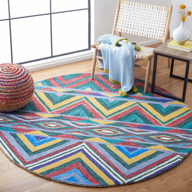 Safavieh Metro MET251 Area Rug Red/Blue 4