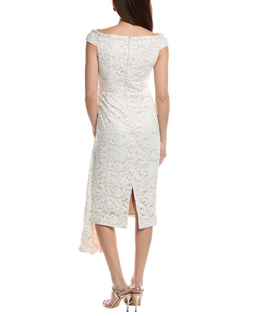 Eliza J Off-the-shoulder Lace Sheath Dress