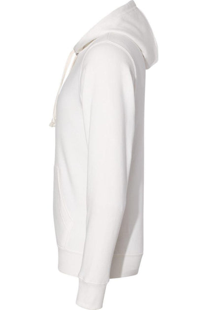 J. America Triblend Fleece Hooded Sweatshirt Beige Large 4