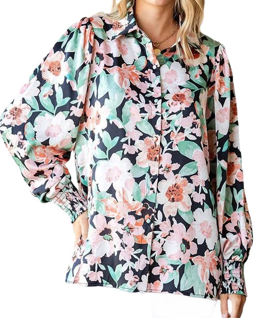 First Love In Full Bloom Blouse Multi 3X 3