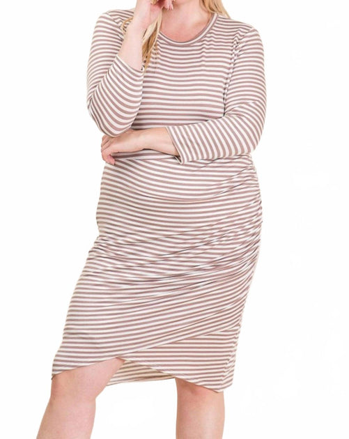 Reborn J Philomena Robe Stretch Knit Rose Plus Size 2X 3