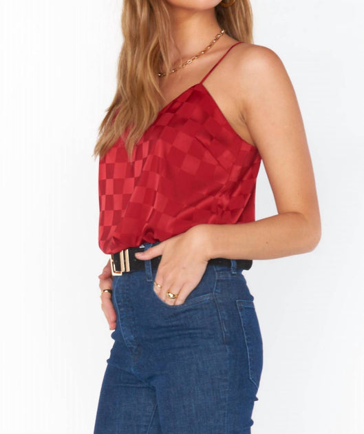 Show Me Your Mumu Spotlight Tank Rot XSmall 4