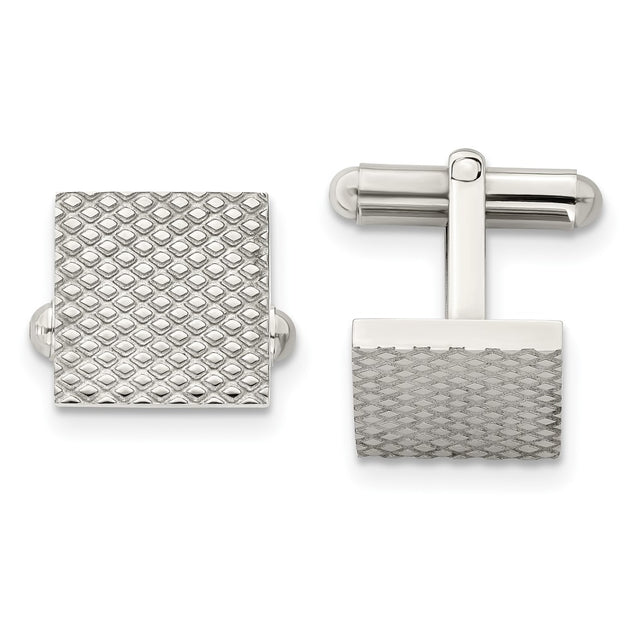 Diamond2Deal Cufflinks Silver 2