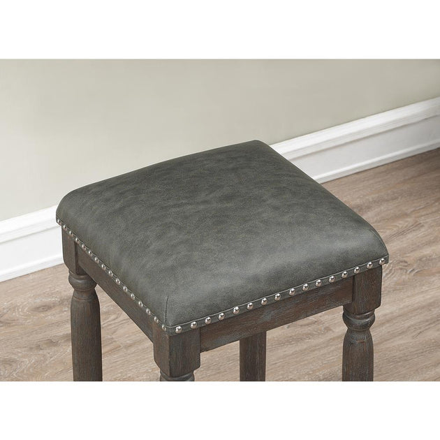 American Woodcrafters Bronson 26 Backless Stool Driftwood 4