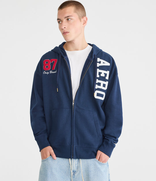 Aeropostale 87 Heritage Full-Zip Hoodie Multi XXL 2