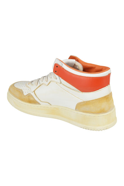 Autry Sup Vint Mid High-Top Sneakers Orange EU 43 4