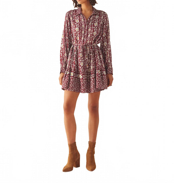 Omika Esme Tula Mini Dress Multi Medium 2