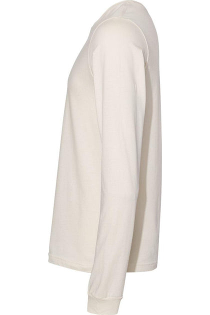 BELLA + CANVAS Unisex Jersey Long Sleeve Tee Beige Medium 4