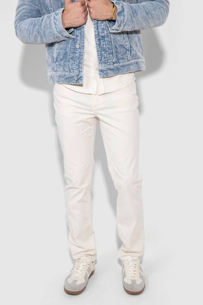 Monfrere Brando Needle Cord Straight Jeans White US 38 Regular 3