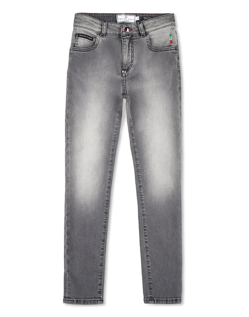 Philipp Plein Hexagon Long Trousers Grey 8 Years 2