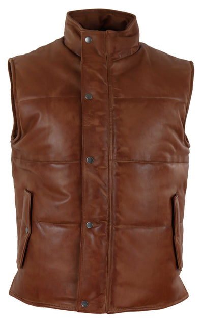 TruClothing Leather Gilet Black 4XLarge 2
