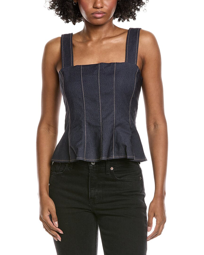 Laundry by Shelli Segal Bustier Peplum Top | ShopSimon