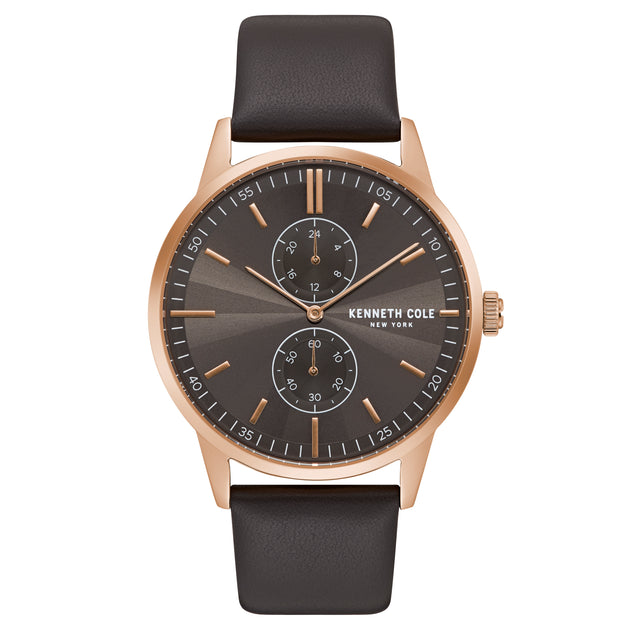 Kenneth Cole Classic 44mm Quartz Watch Gold 2