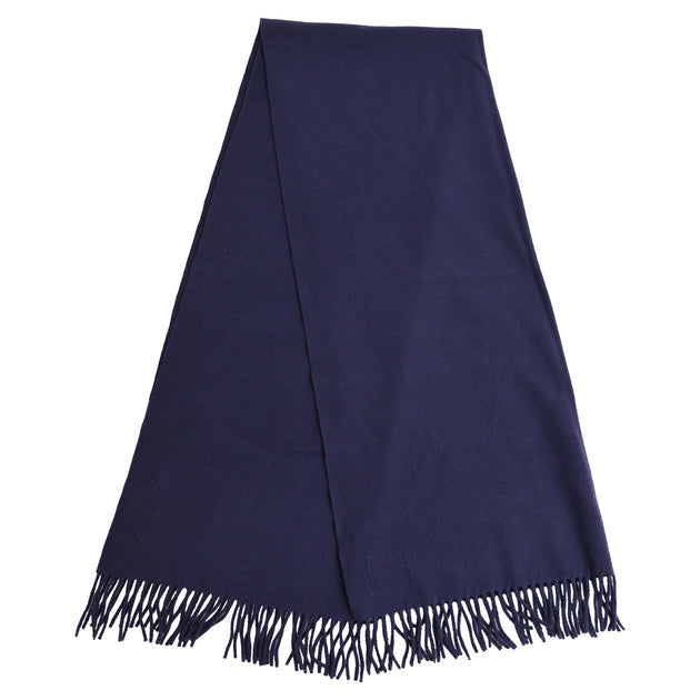Acne Studios Fringed Scarf Blue One Size 2