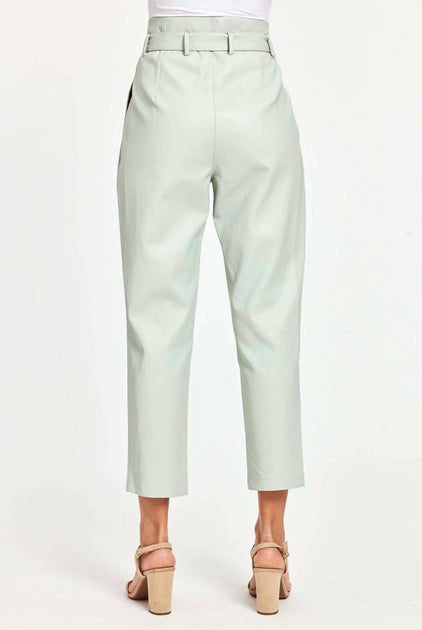 Dolce Cabo Uptown Paper Bag Pants White XL 5