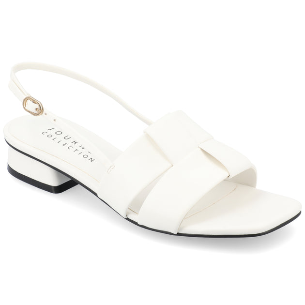 Journee Collection Tabatha Sandals Brown US 7.5 2