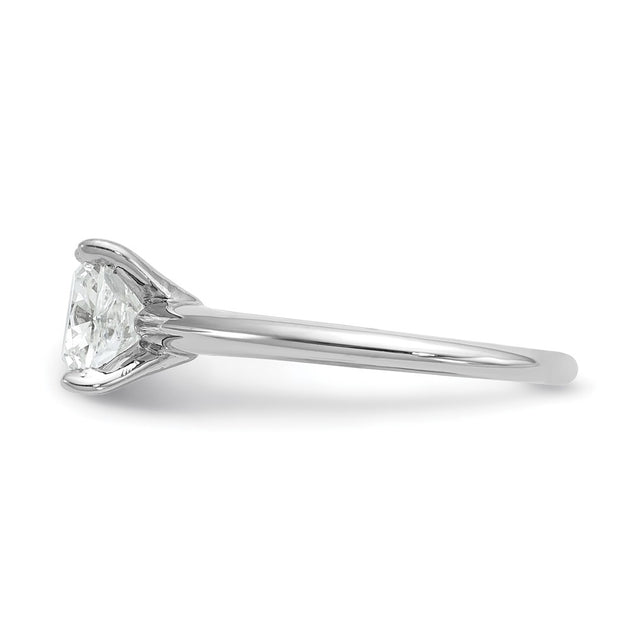 Diamond2Deal Solitaire Engagement Ring White Gold US 7 7