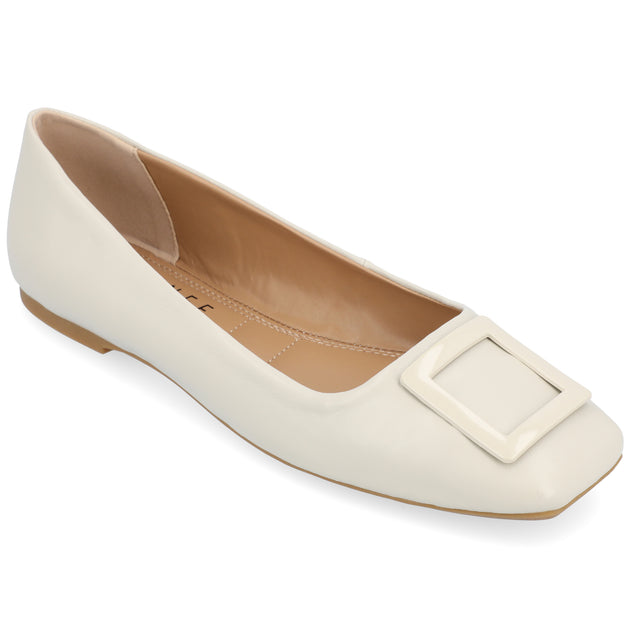 Journee Collection Zimia Flats Beige US 6.5 2