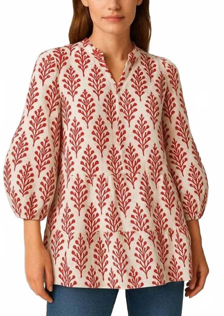 Guadalupe Design Matilda Blouse Beige Medium 2