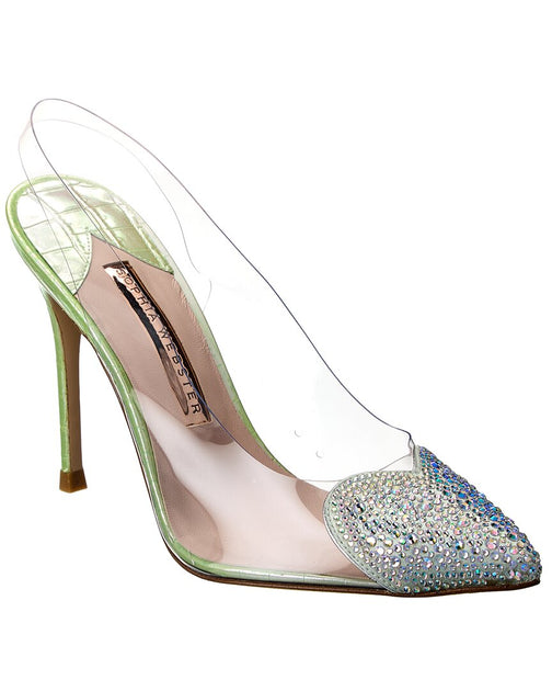 Sophia Webster Amora Slingback Pump Silver EU 38.5 2