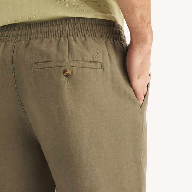Nautica Linen Drawstring Pant Multi XLarge 4
