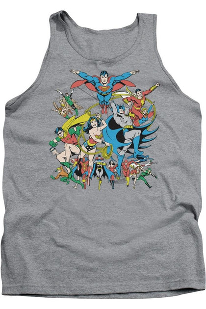 Gildan DC Comics Green Arrow Tank Top Grey Small 2