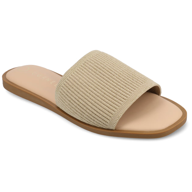 Journee Collection Prisilla Sandals Beige US 8.5 2