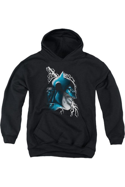 Gildan Batman Crazy Grin Kapuzenpulli Schwarz Small 2