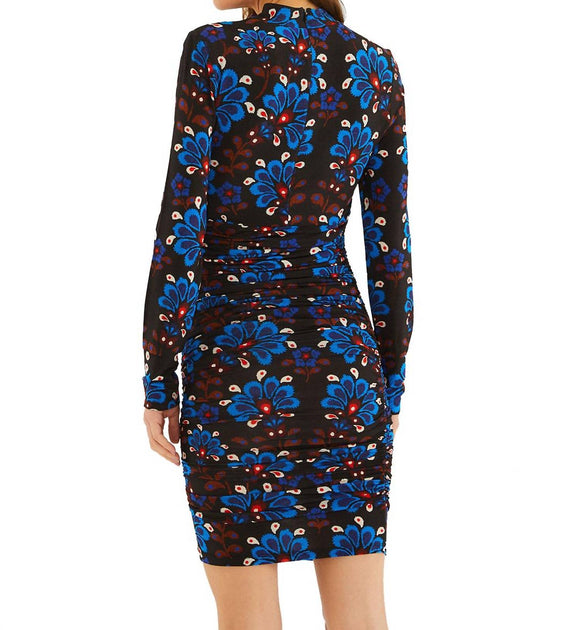 Farm Rio Latina Foulard Jersey Robe Mini Multi Large 3