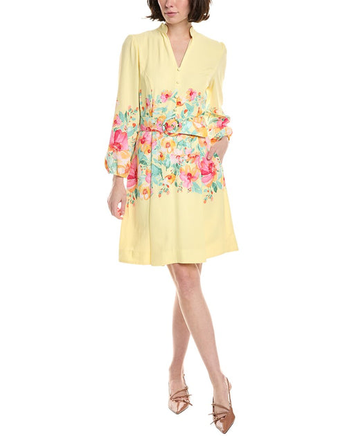 Tahari ASL Mini Dress Multi US 4 2