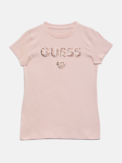 Guess Factory Eco Stella Logo Tee Rot US 8 2