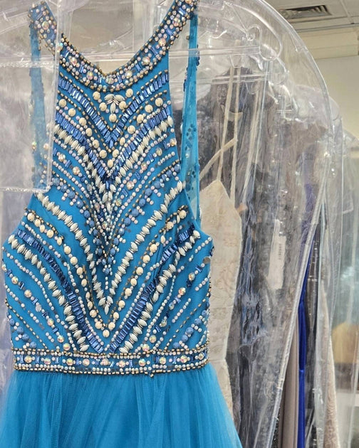 Madison James Dress Blue US 2 3
