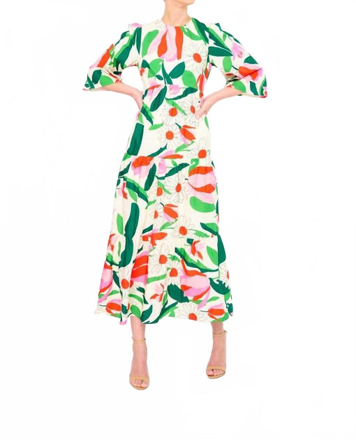 Flora Bea Jimmi Dress Multi Medium 2