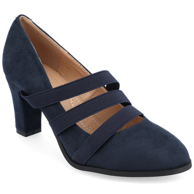 Journee Collection Loren Pump Blue US 9 2