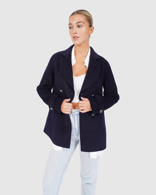 Belle & Bloom Forget You Military Peacoat - Schwarz, Medium 2