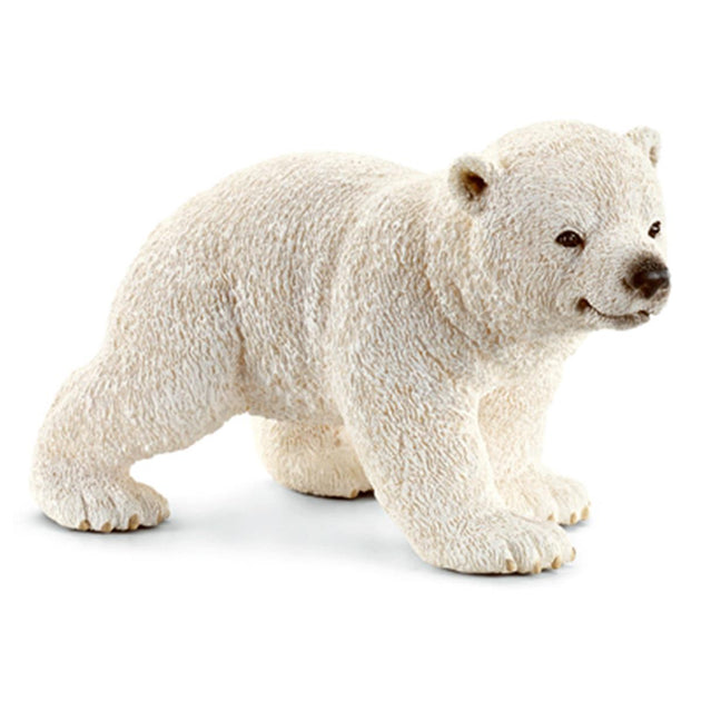 Schleich Walking Polar Bear Cub Toy Figure White 2