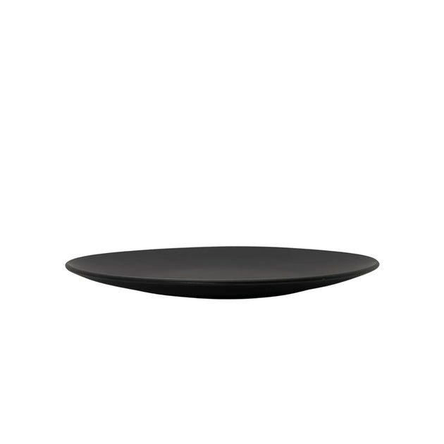 Zulay Kitchen The Contour Dinner Plate Set of 4 Black 3