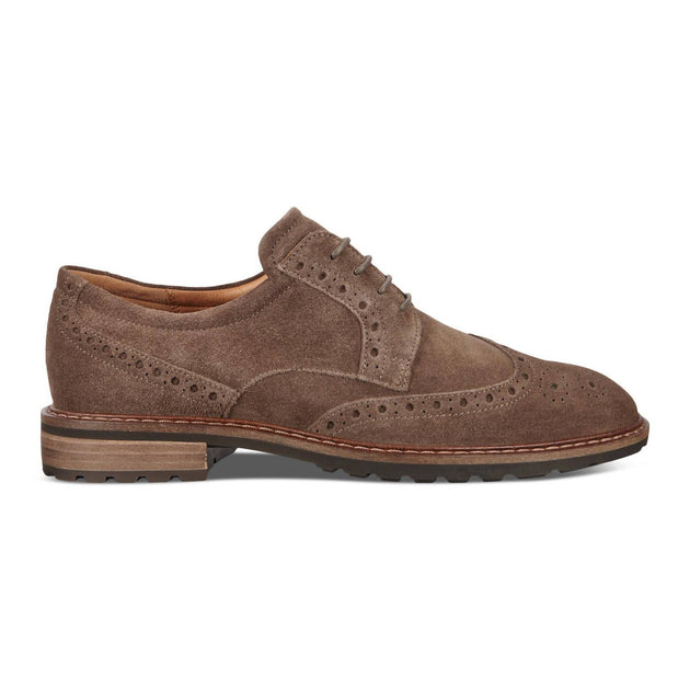 ECCO Vitrus Wing Tip Tie Oxford Brown 46 4