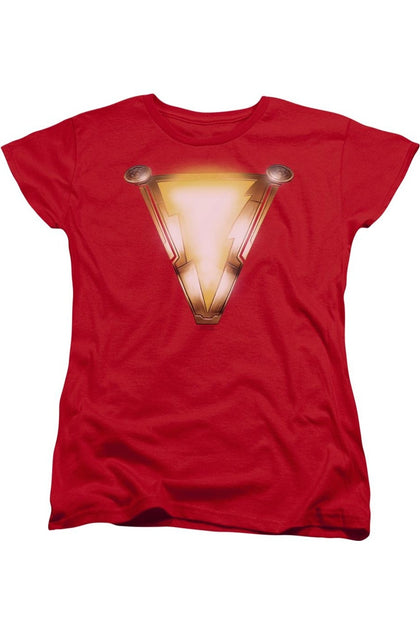 Gildan Shazam Movie Bolt T-Shirt Red Medium 2