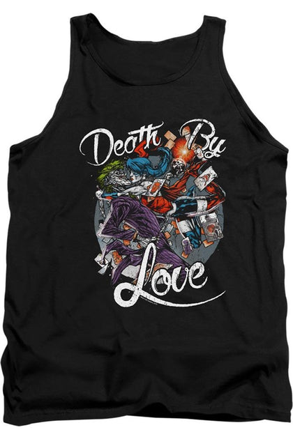 Gildan Batman Death By Love Tank Top Black Small 2