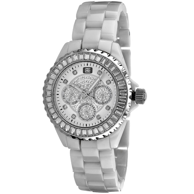 Oceanaut Women's Ceramic Watch White 39mm 2