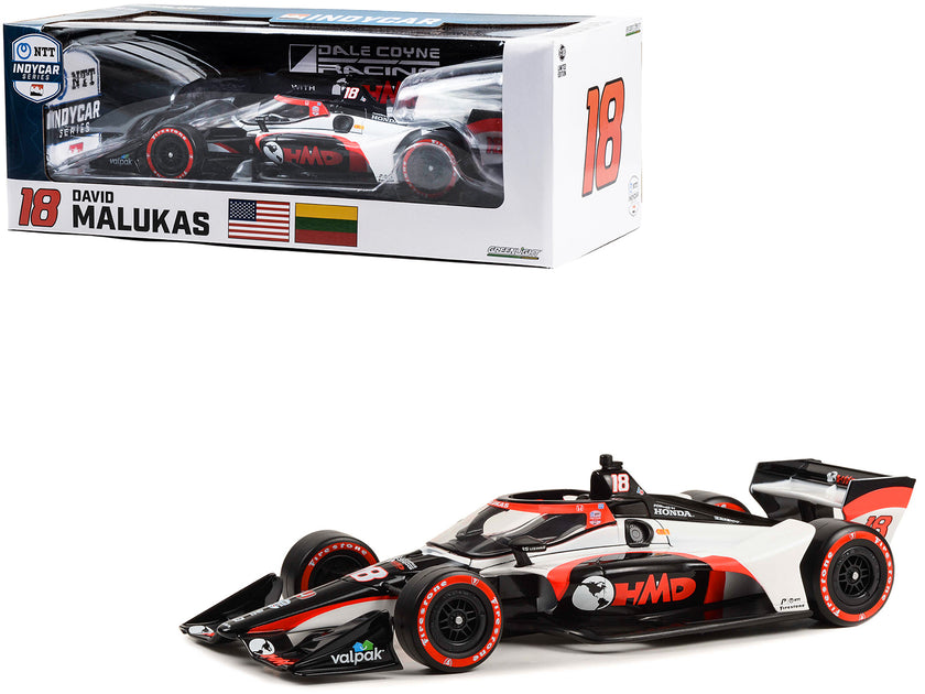 Greenlight Dallara IndyCar #18 David Malukas 2023 1/18 3