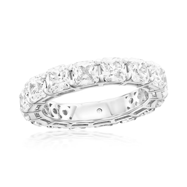 Suzy Levian Eternity Band Sterling Silver White US 5 3
