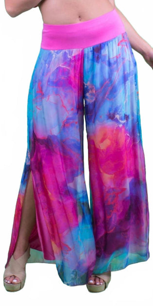 GIGI MODA Jasmin Tempesta Slit Pant Pink One Size 2